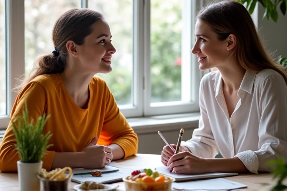 Zdjęcie przedstawiające indywidualną konsultację żywieniową